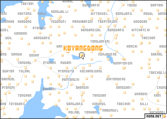 map of Koyang-dong