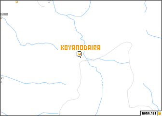 map of Koyanodaira