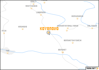 map of Koyanovo