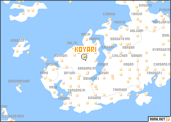 map of Koya-ri