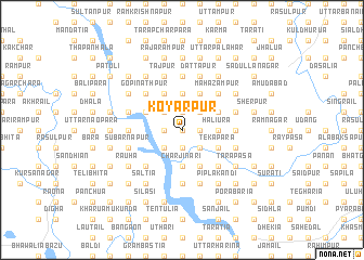 map of Koyarpur