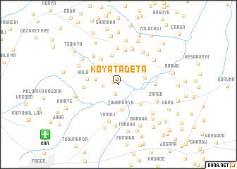 map of Koya Tadeta