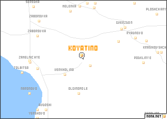 map of Koyatino