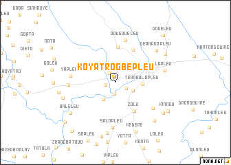 map of Koyatrogbepleu