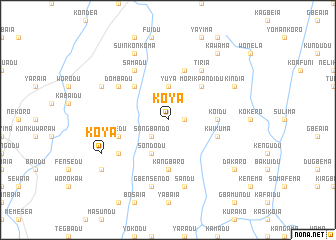 map of Koya