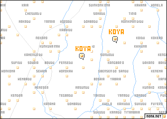 map of Koya