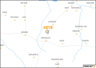 map of Koya