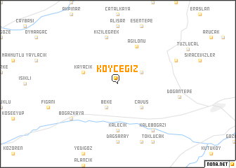 map of Köyceğiz