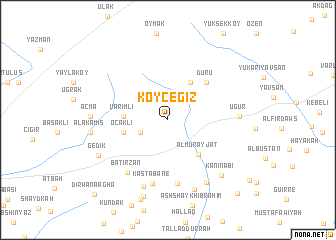 map of Köyceğiz