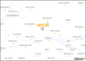 map of Köycük