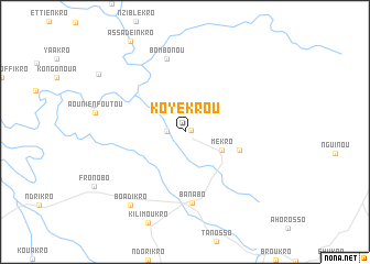map of Koyékrou