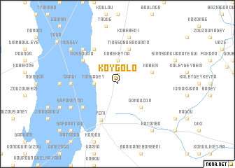 map of Koygolo