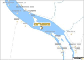 map of Koygouro