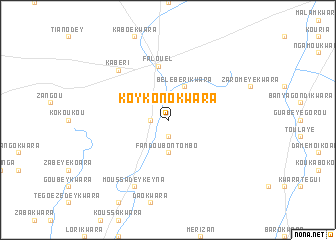 map of Koykono Kwara