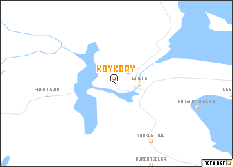map of Koykory