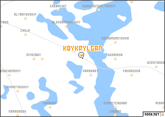 map of Koykrylgan