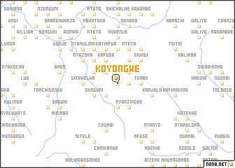 map of Koyongwe