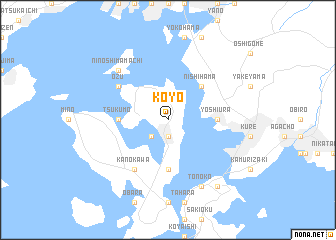 map of Koyō