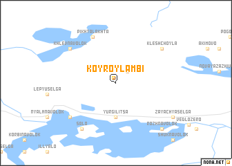 map of Koyroy-Lambi