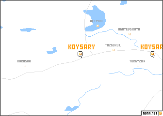 map of Koy-Sary