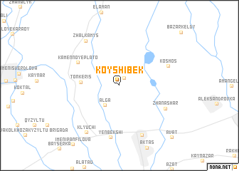 map of Koyshibek