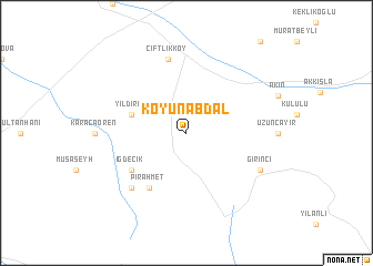 map of Koyunabdal