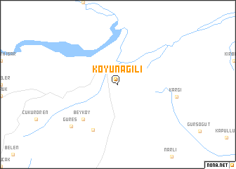 map of Koyunağılı
