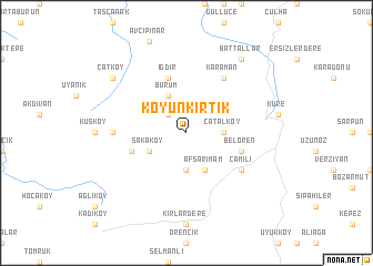 map of Koyunkırtık