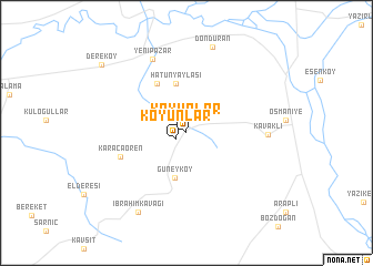 map of Koyunlar