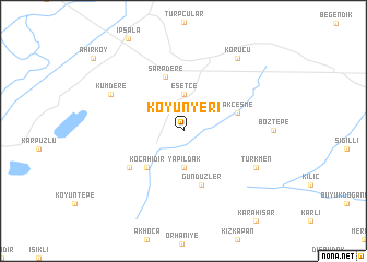 map of Koyunyeri