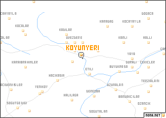 map of Koyunyeri