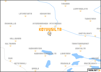 map of Koyvusilta