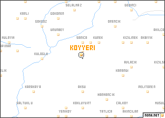 map of Köyyeri