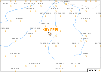 map of Köyyeri