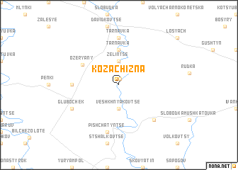 map of Kozachizna