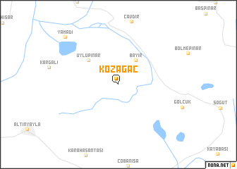 map of Kozağaç