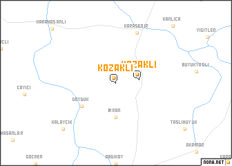 map of Kozaklı