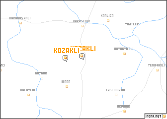 map of Kozaklı