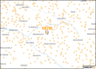 map of Kozal