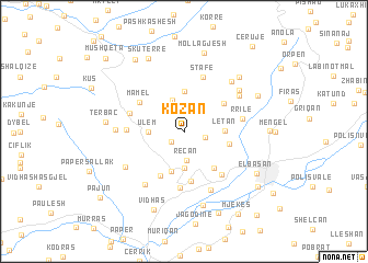 map of Kozan