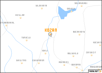 map of Kozan