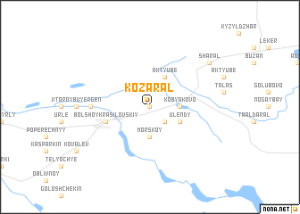 map of Koz-Aral