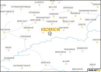 map of Kozarichi