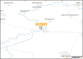 map of Kozary