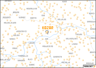 map of Kozar