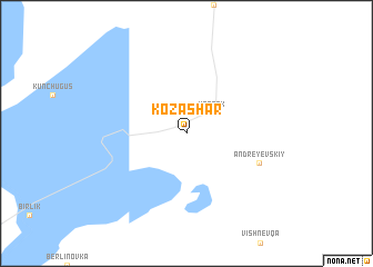 map of Kozashar