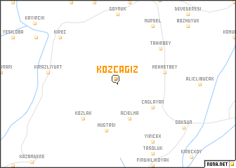 map of Kozcağız