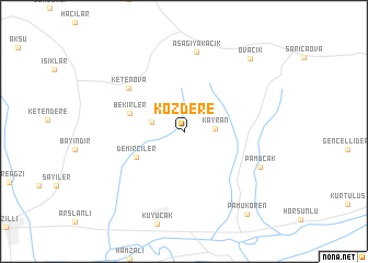 map of Kozdere