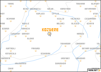 map of Kozdere
