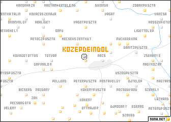 map of Középdeindol